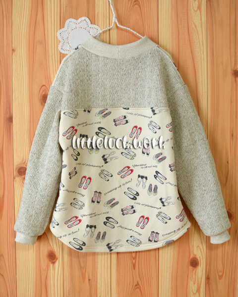 肩落ちプルオーバー