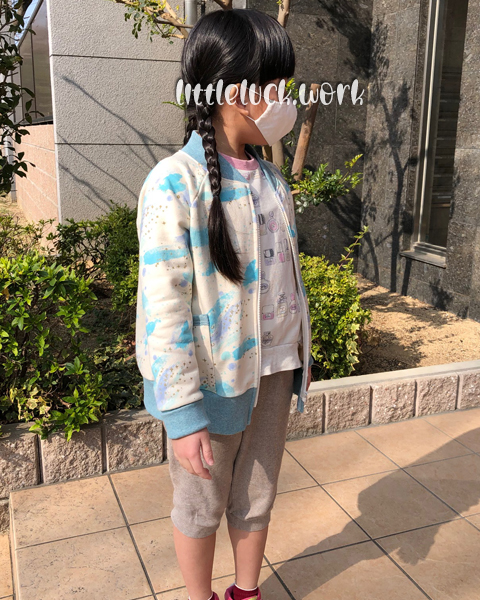 ラグランパーカ