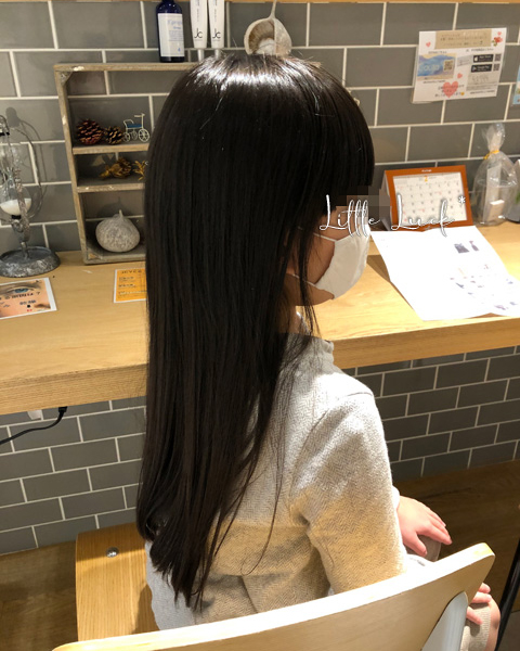 ヘアドネーション前