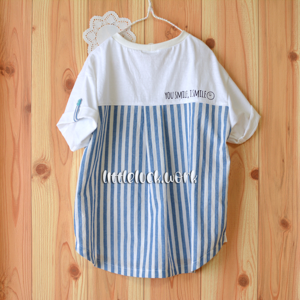 肩落ちラウンドプルオーバー