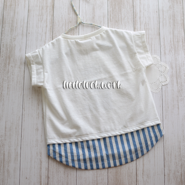 肩落ちラウンドプルオーバー