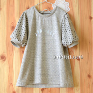 半袖ゆったりパフ