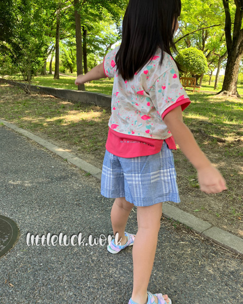 肩落ちラウンドプル