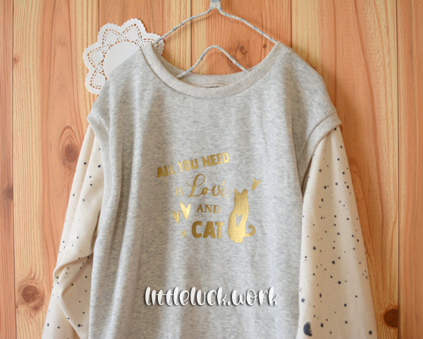 肩落ちラウンドプルオーバー