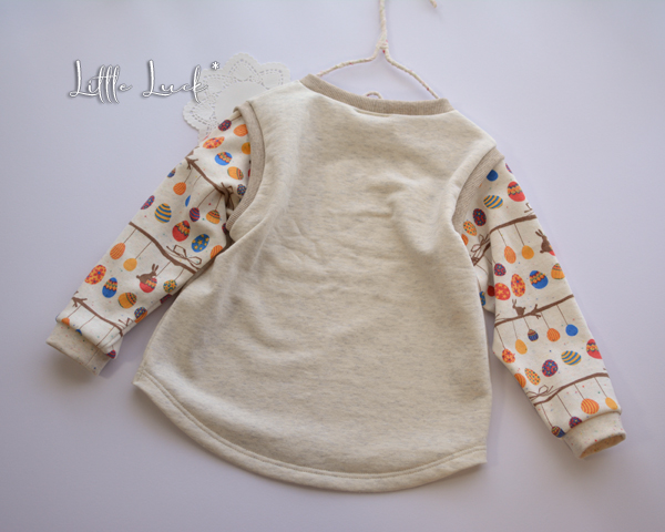 重ね着ラウンドプルオーバー