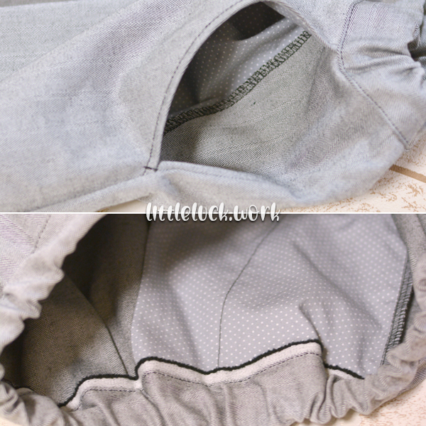 ガウチョパンツのポケット