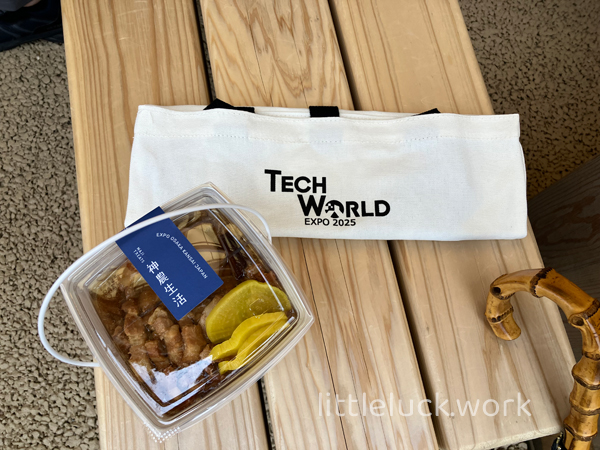TECH WORLDのお土産とルーローハン