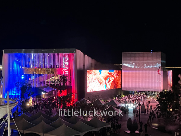 夜のライトアップ